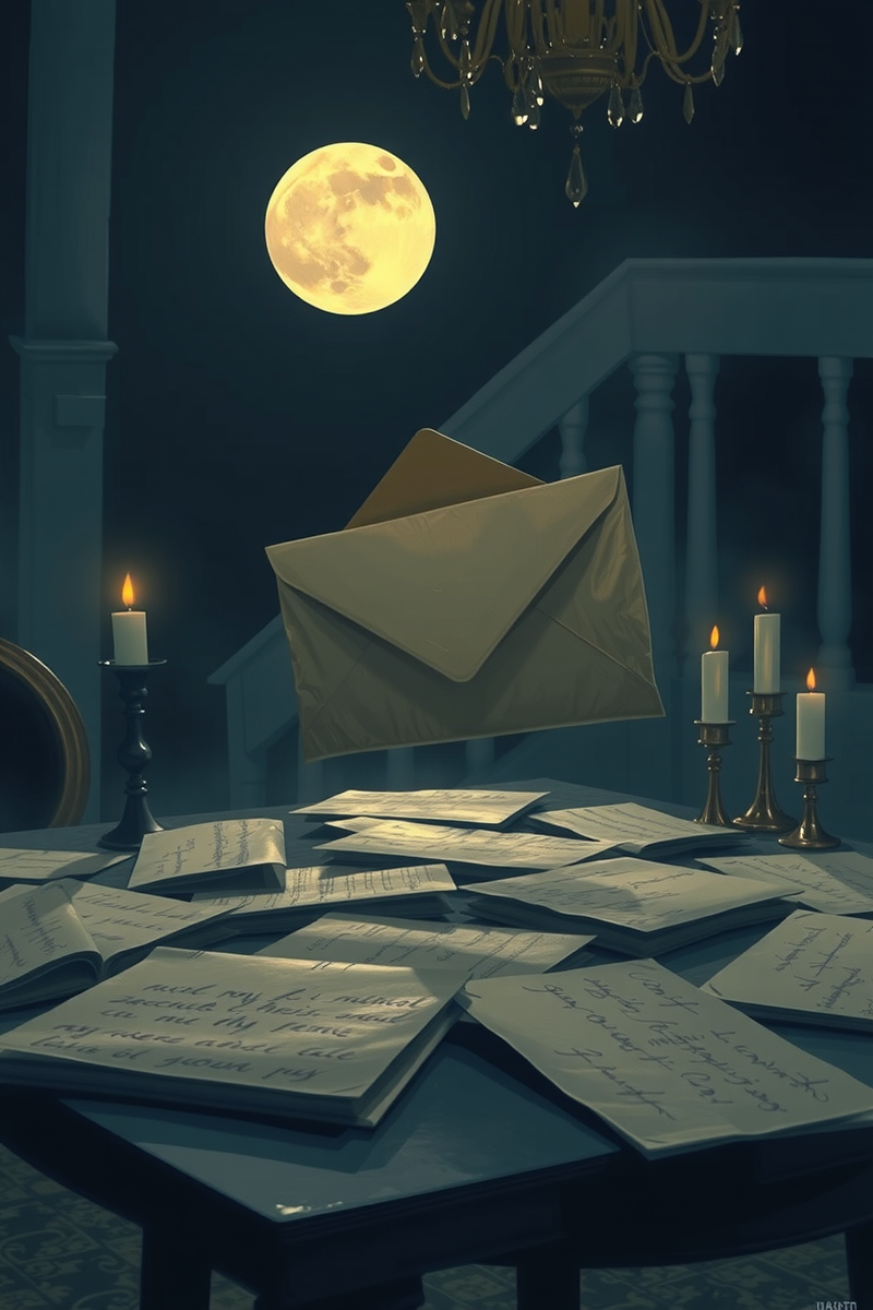 I keep thinking about a dream I had last night — A Sealed Envelope At A Table Set For Dinner