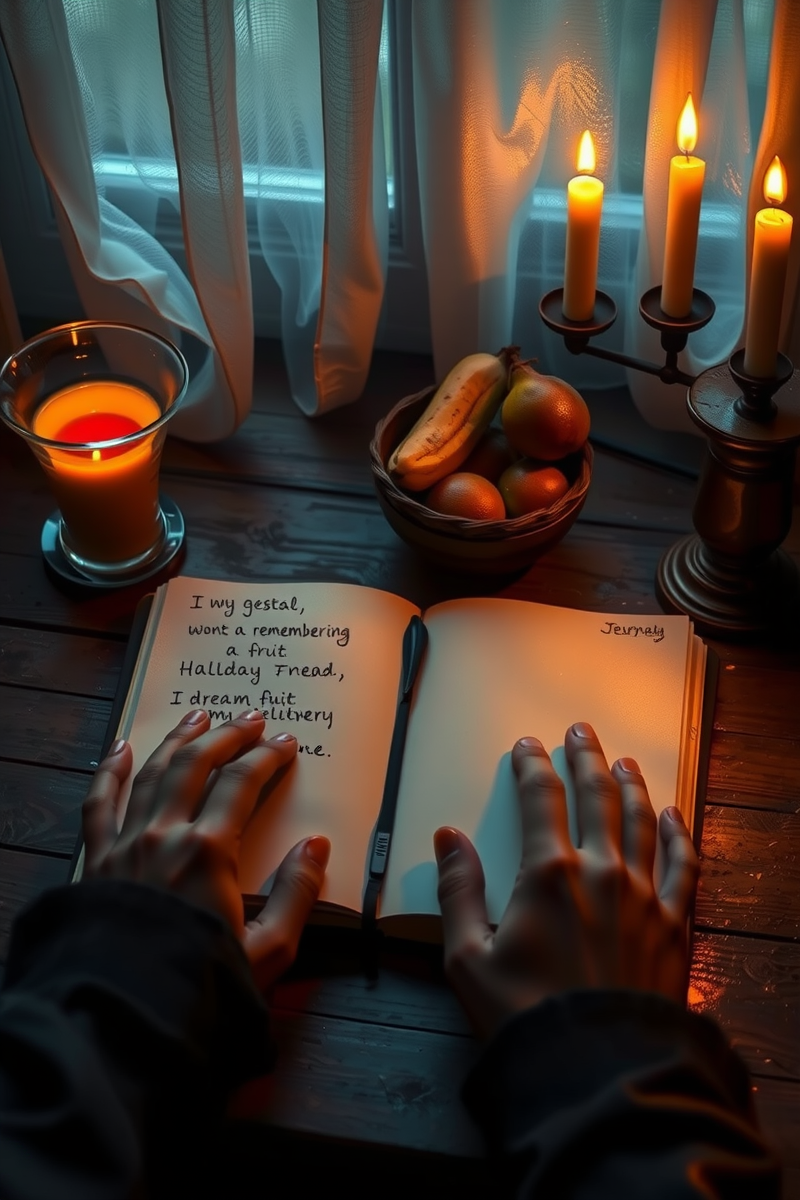 I woke up remembering a hallway — A Bowl Of Fruit After A Restless Night