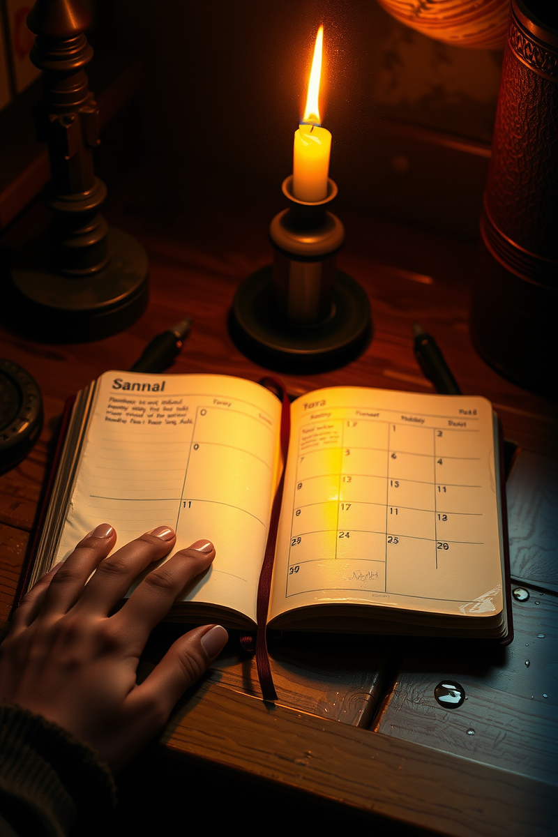 I woke up remembering a hallway — A Calendar After Hearing Rain