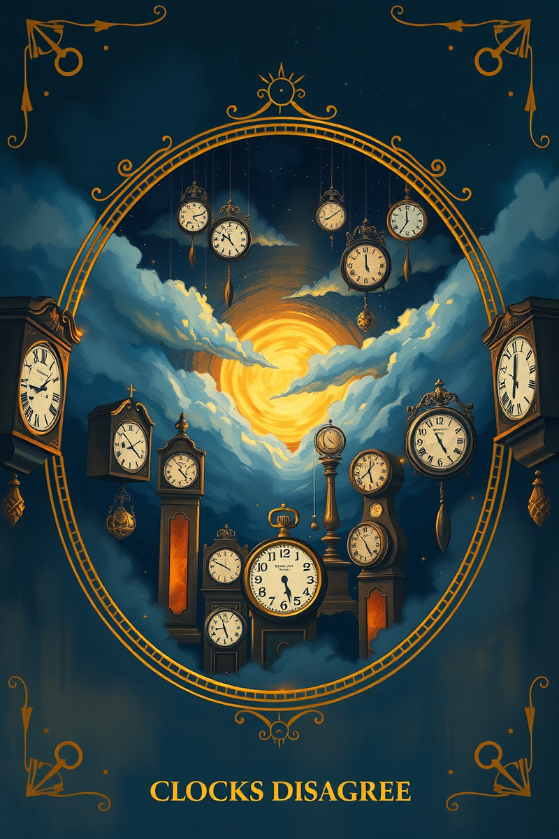 Late Because Every Clock Shows a Different Time