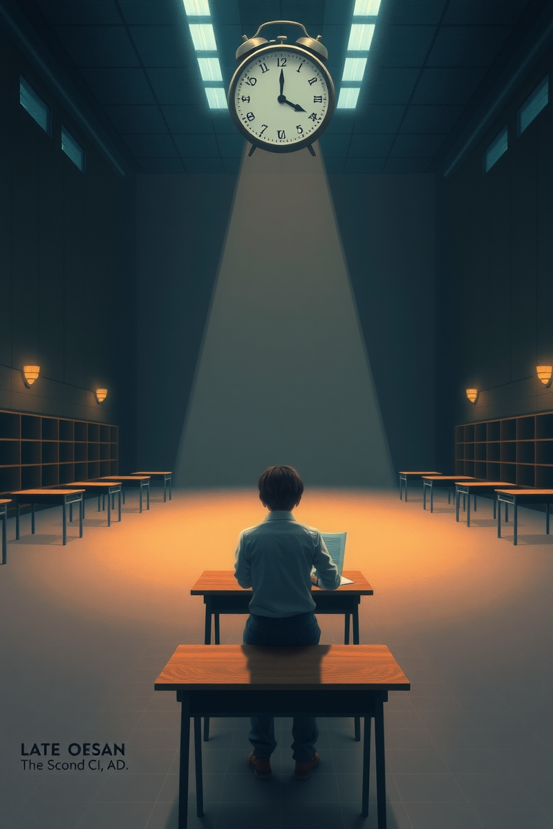Late for an Exam At School