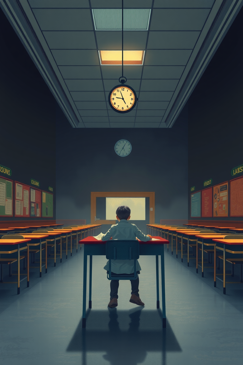 Late for an Exam In a Childhood Classroom