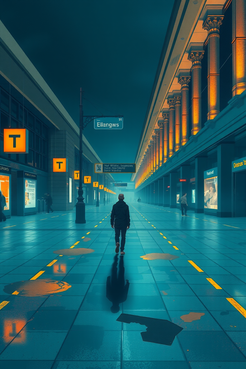 Lost in a Mall While Late