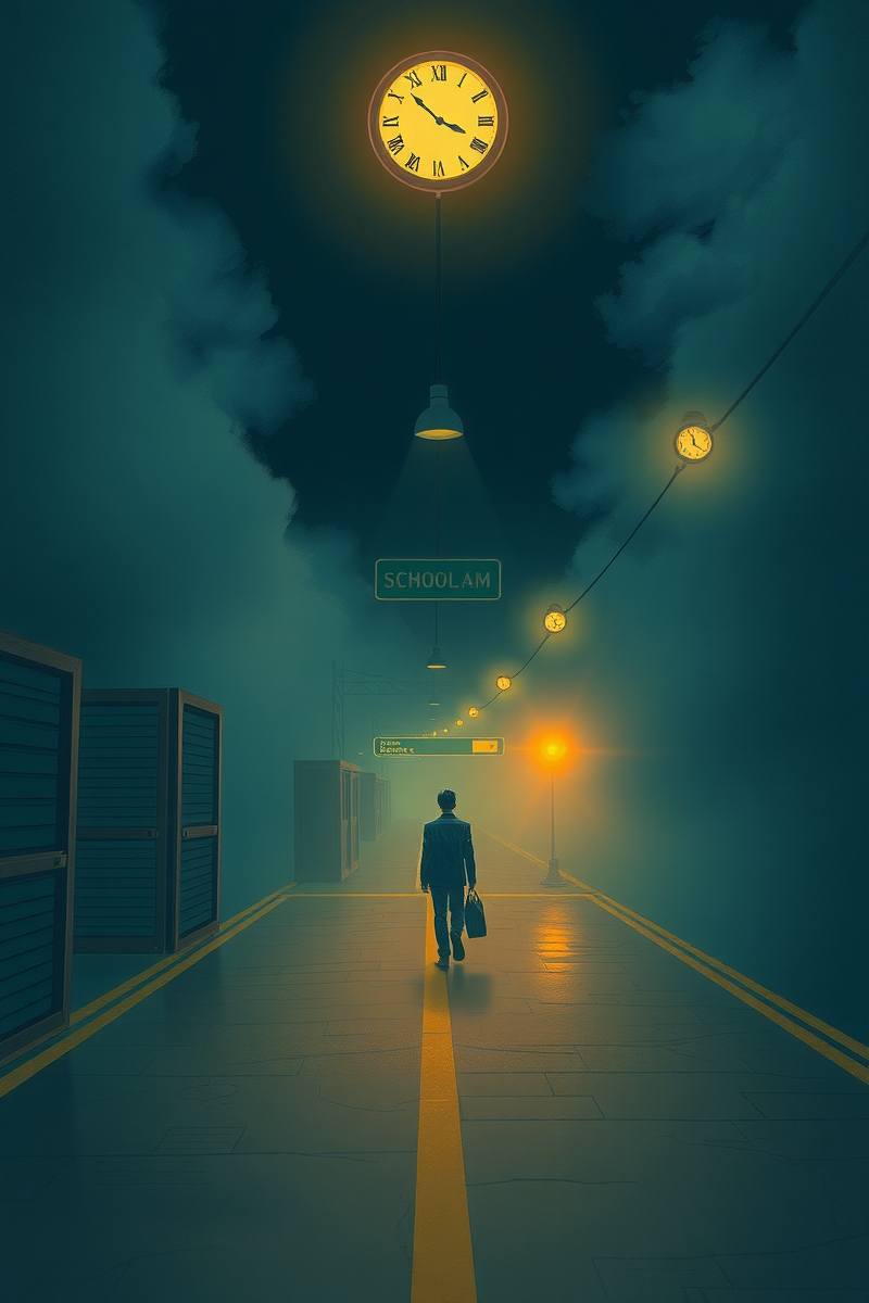 Lost in a School At Night