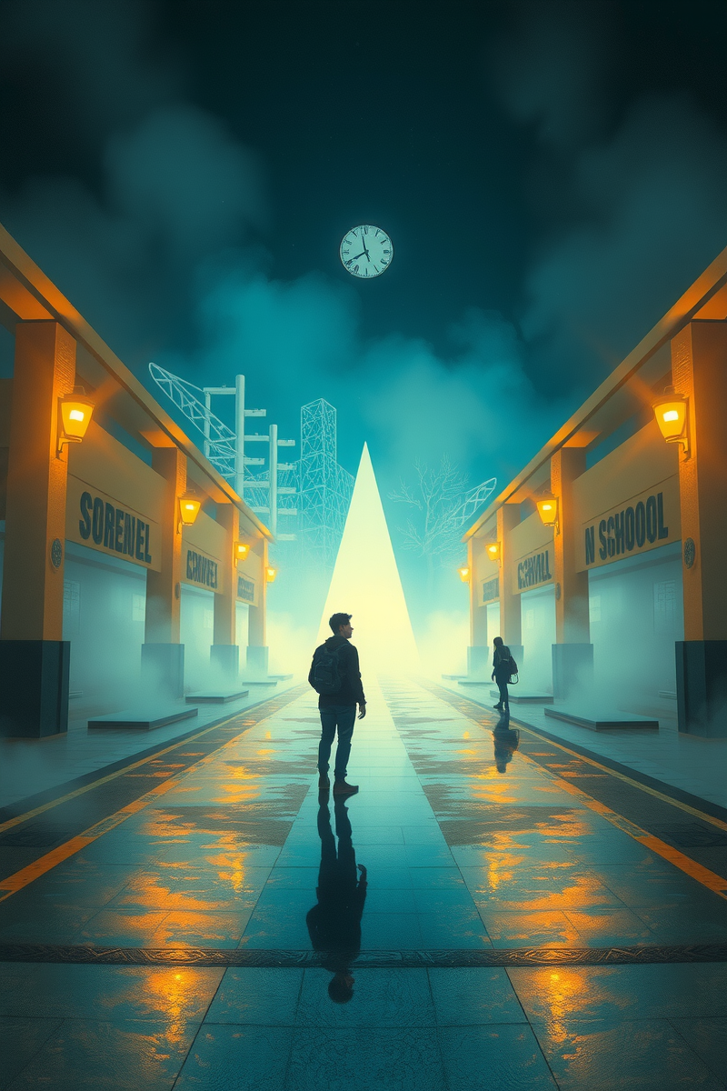 Lost in a School With Someone Waiting