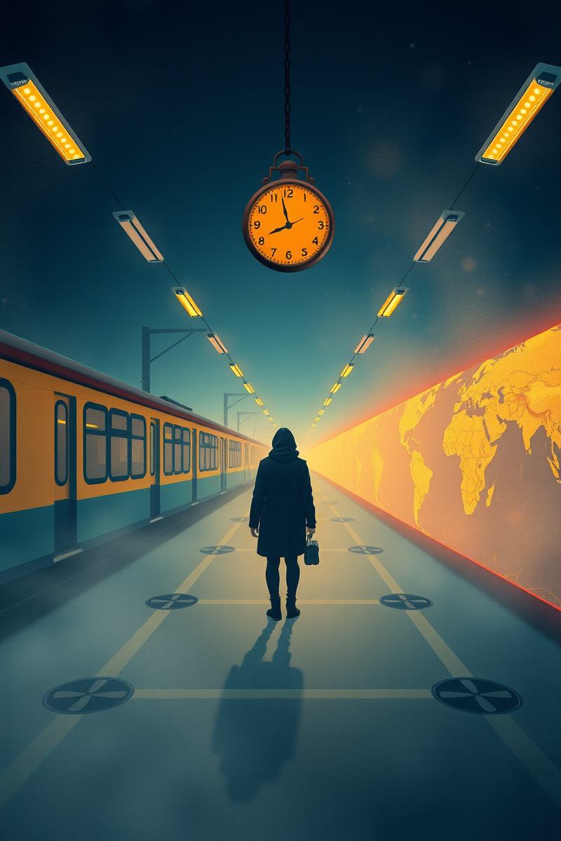 Lost in a Train Station With a Changing Map