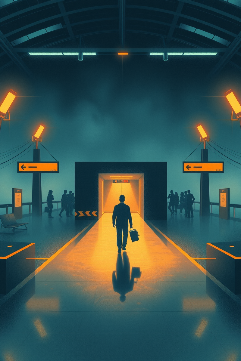 Lost in an Airport After Taking the Wrong Door