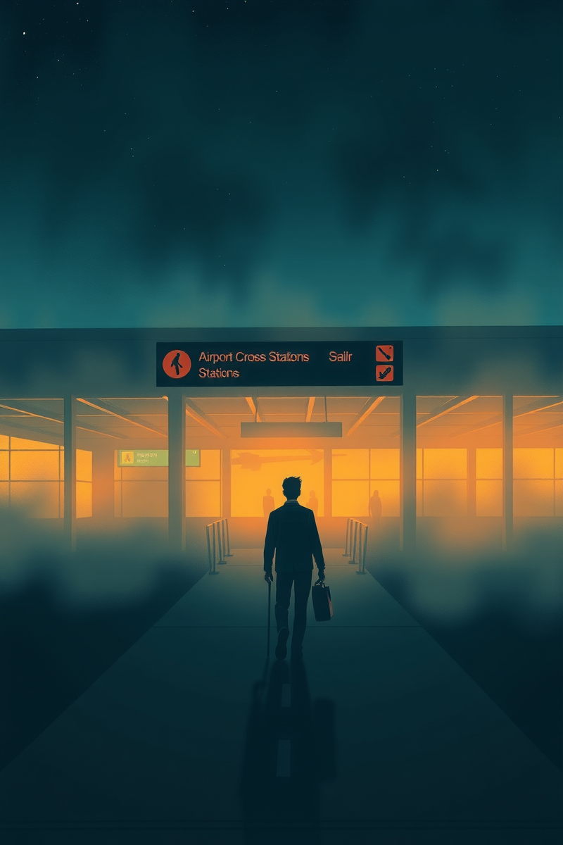 Lost in an Airport At Night
