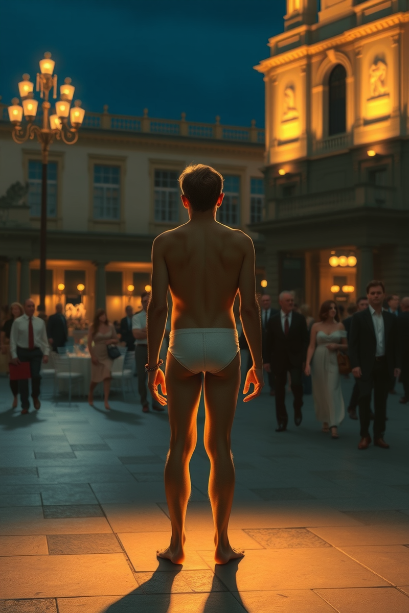 Naked at a Wedding At a Formal Event