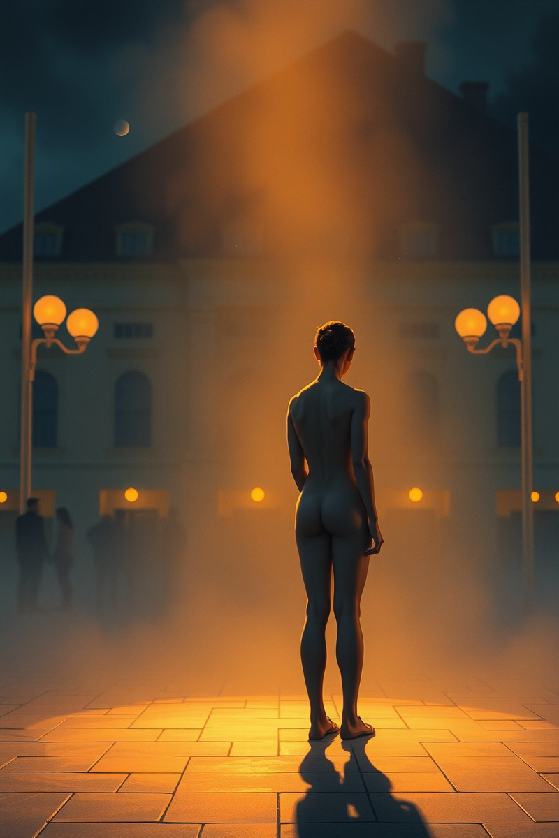 Naked at Work Before a Speech
