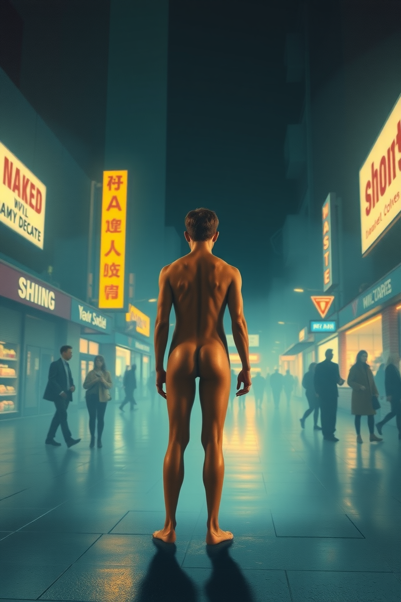 Naked at Work While Looking for Clothes