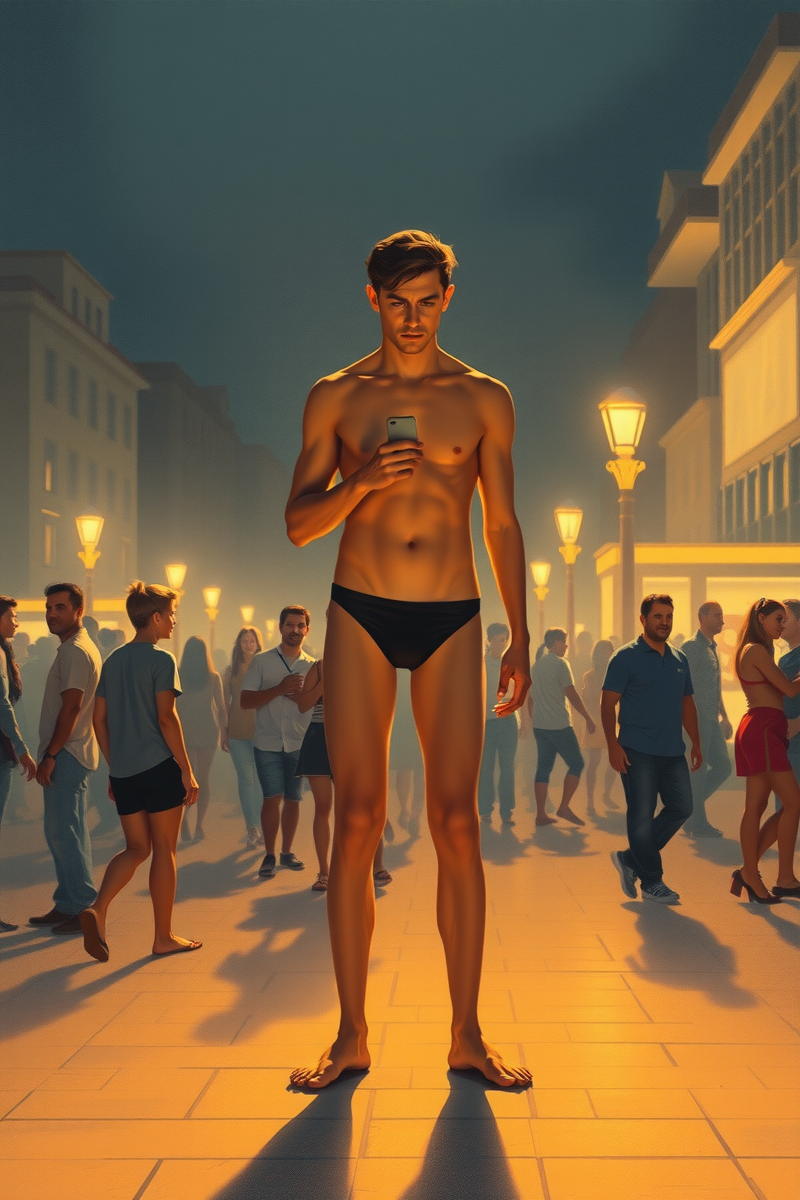 Naked in a Crowd And No One Notices