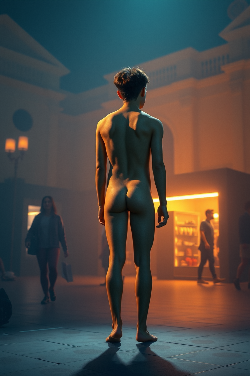 Naked on Stage While Looking for Clothes
