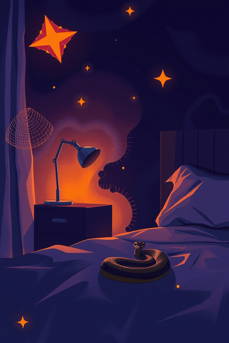 Sleep-Transition Dream of a Snake Near the Bed
