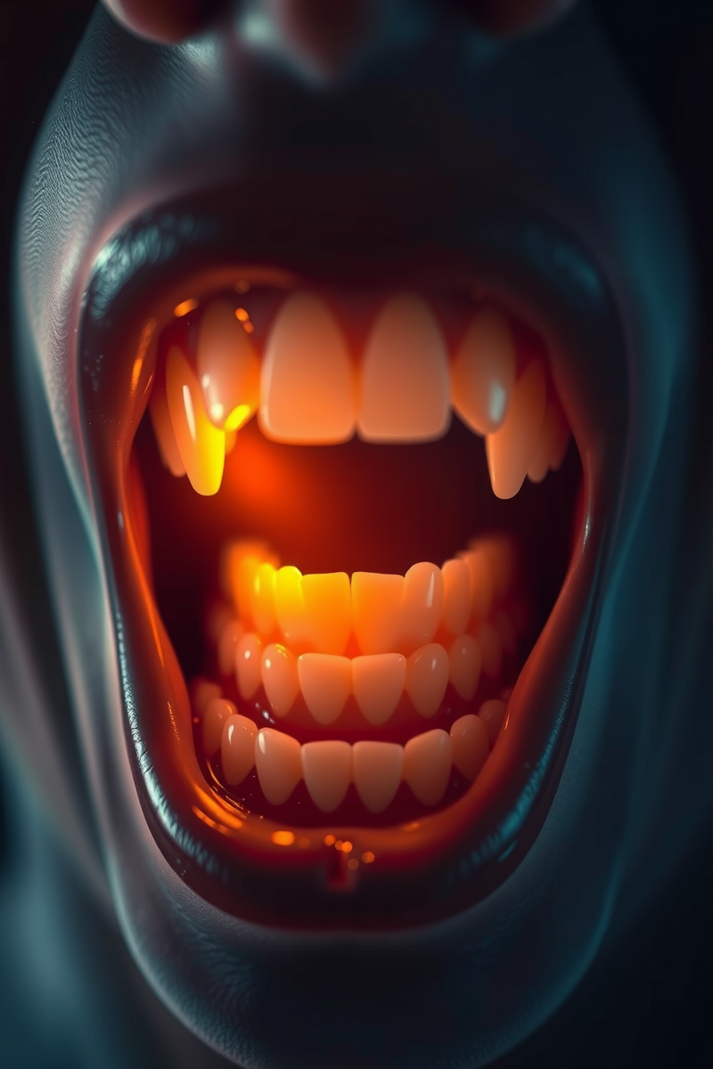 Spitting Out Teeth After an Argument