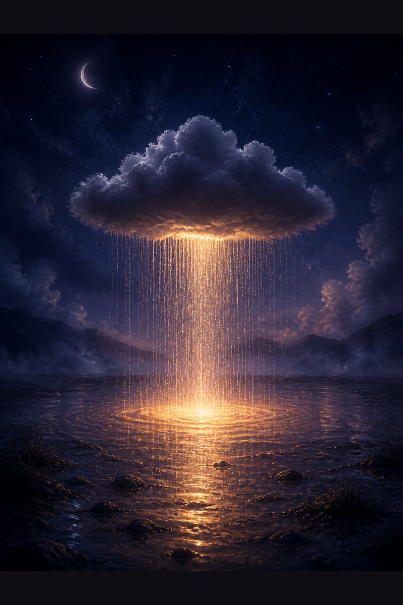 Summoning A Rain Cloud in a Lucid Dream