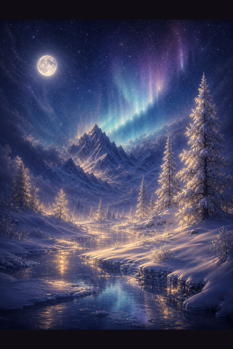 Summoning A Snow Landscape in a Lucid Dream