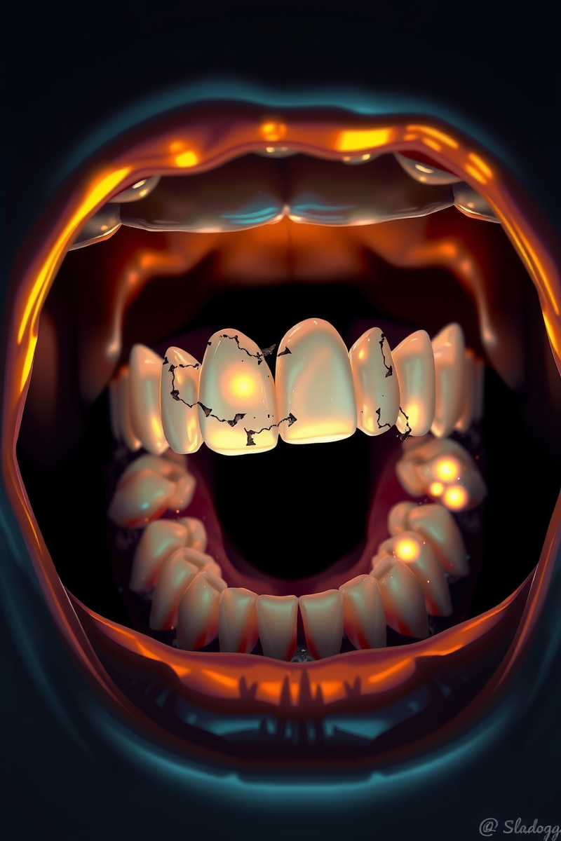 Teeth Crumbling At Work