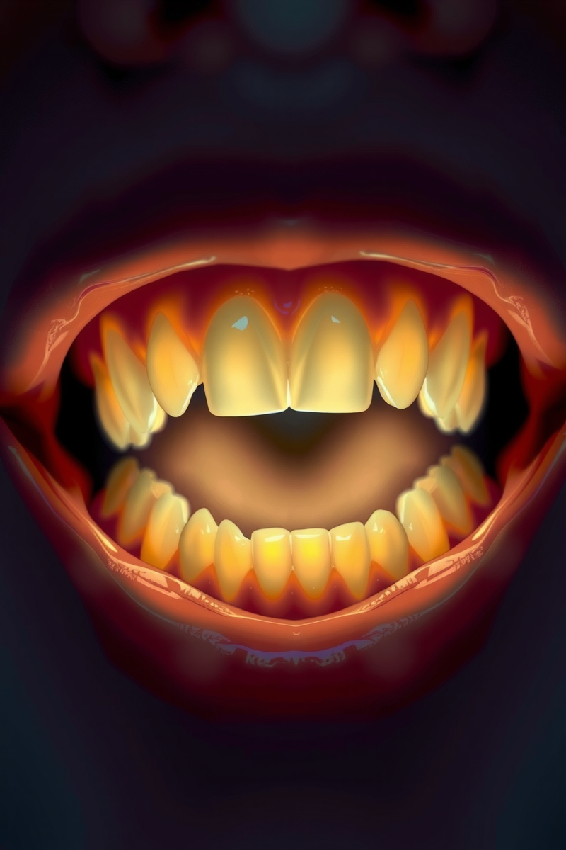 Teeth Turning Black At Work