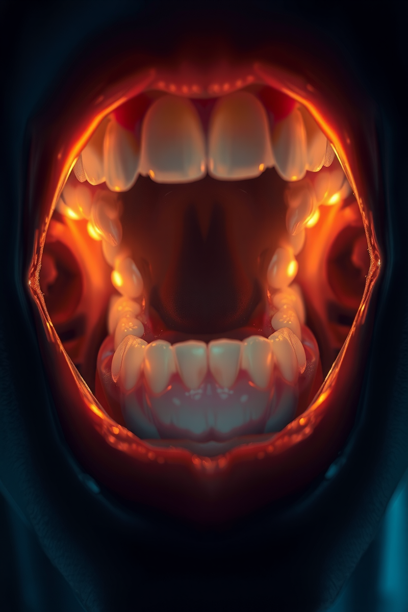 Teeth Turning Black While Trying to Speak