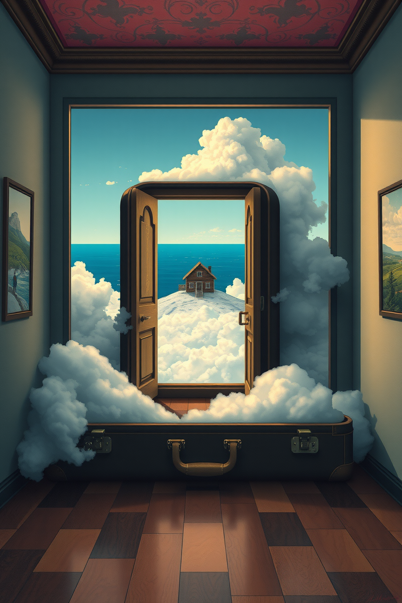 The dream did not have a plot, only a scene — A House Inside A Suitcase Inside A Silent Museum