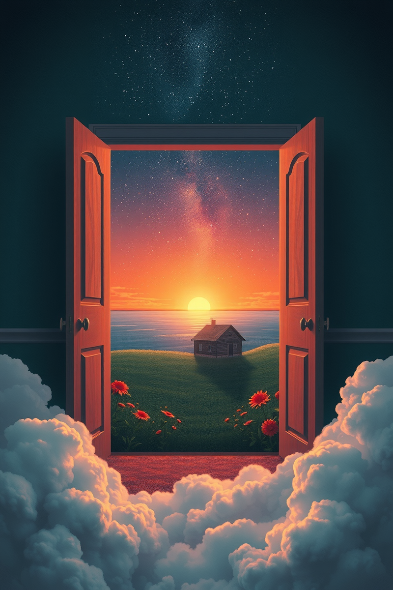 The dream did not have a plot, only a scene — A Room Filled With Stars In A Garden With No Ground