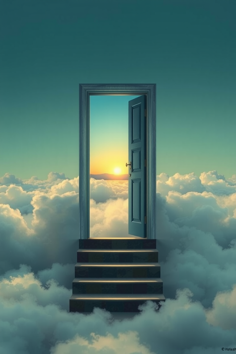 The dream did not have a plot, only a scene — A Staircase Into A Cloud In A Garden With No Ground