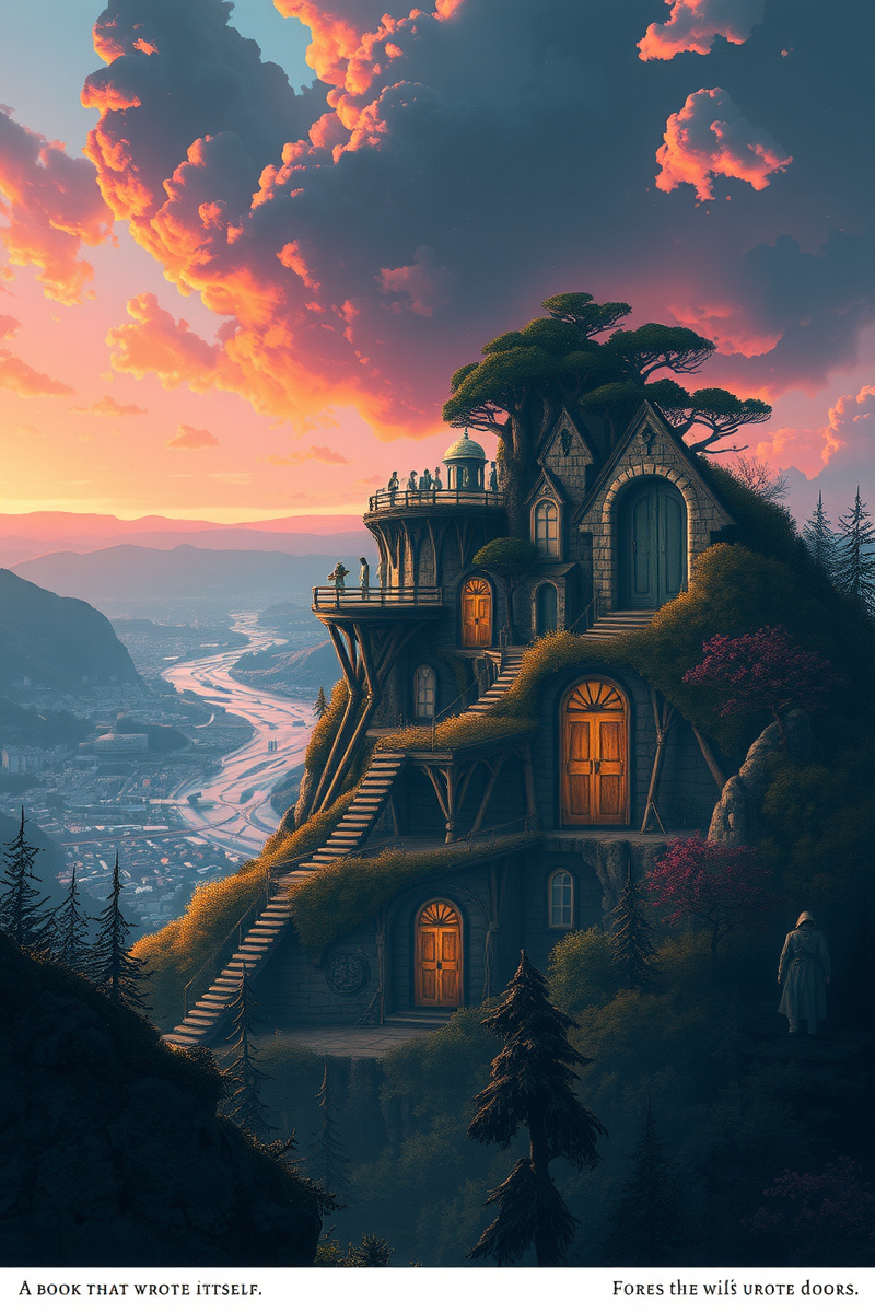 The dream lasted so long that it felt like a whole day had pas — A Book That Wrote Itself A Forest With Doors
