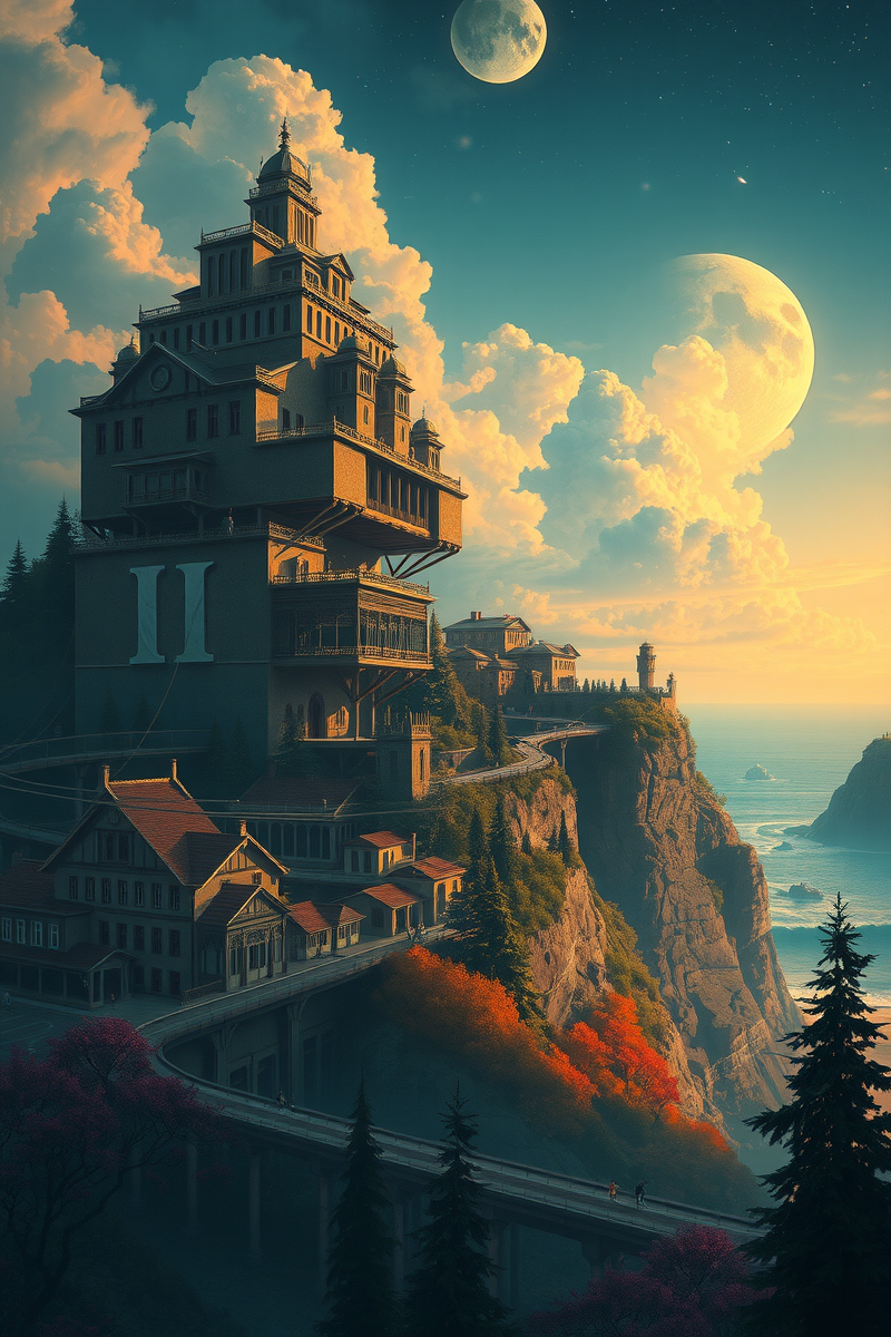 The dream lasted so long that it felt like a whole day had pas — A Book That Wrote Itself A Hotel That Rearranged Itself