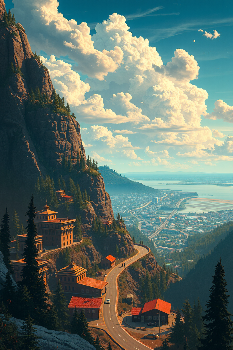 The dream lasted so long that it felt like a whole day had pas — A Box Of Keys A Mountain Road