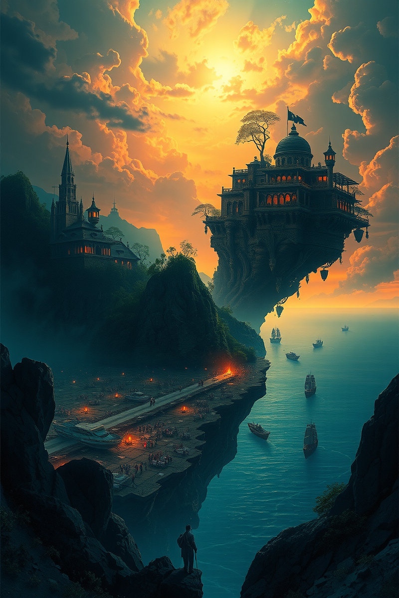 The dream lasted so long that it felt like a whole day had pas — A Lantern An Island With No Boats
