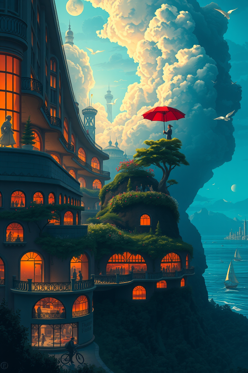 The dream lasted so long that it felt like a whole day had pas — A Red Umbrella A Hospital That Became A Theater