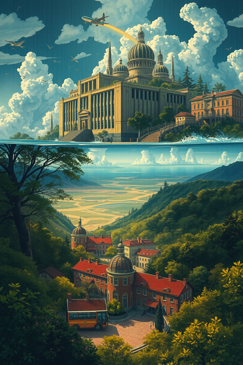 The dream lasted so long that it felt like a whole day had pas — A Suitcase Full Of Rain A School That Became A Museum