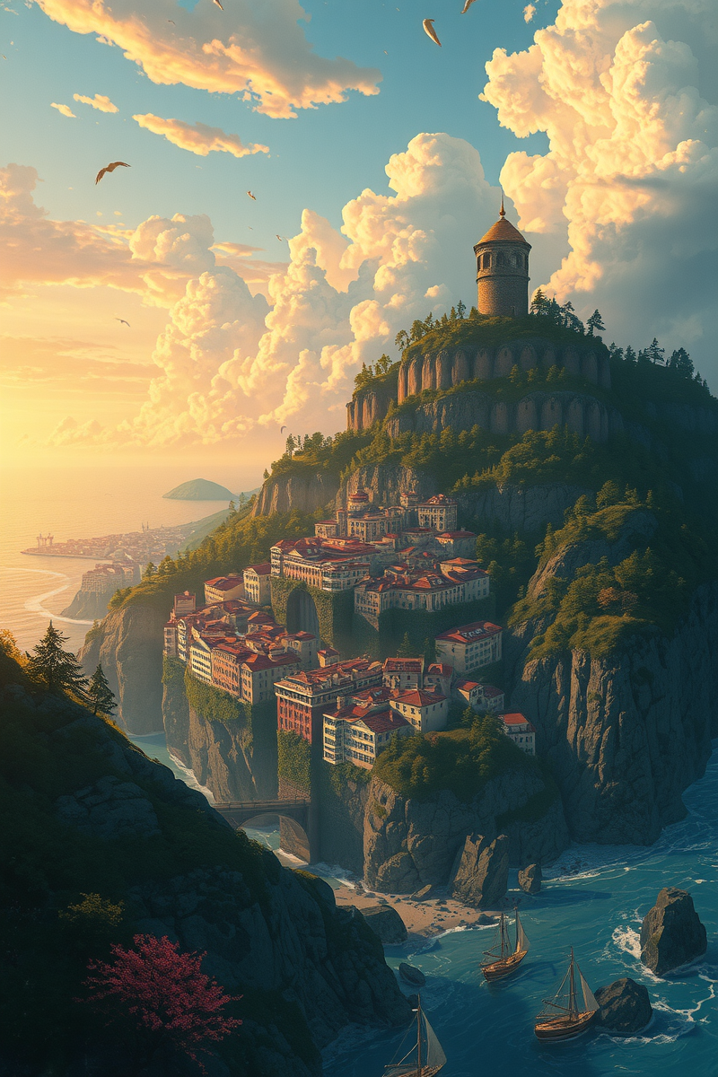 The dream lasted so long that it felt like a whole day had pas — A Torn Invitation A Coastal City