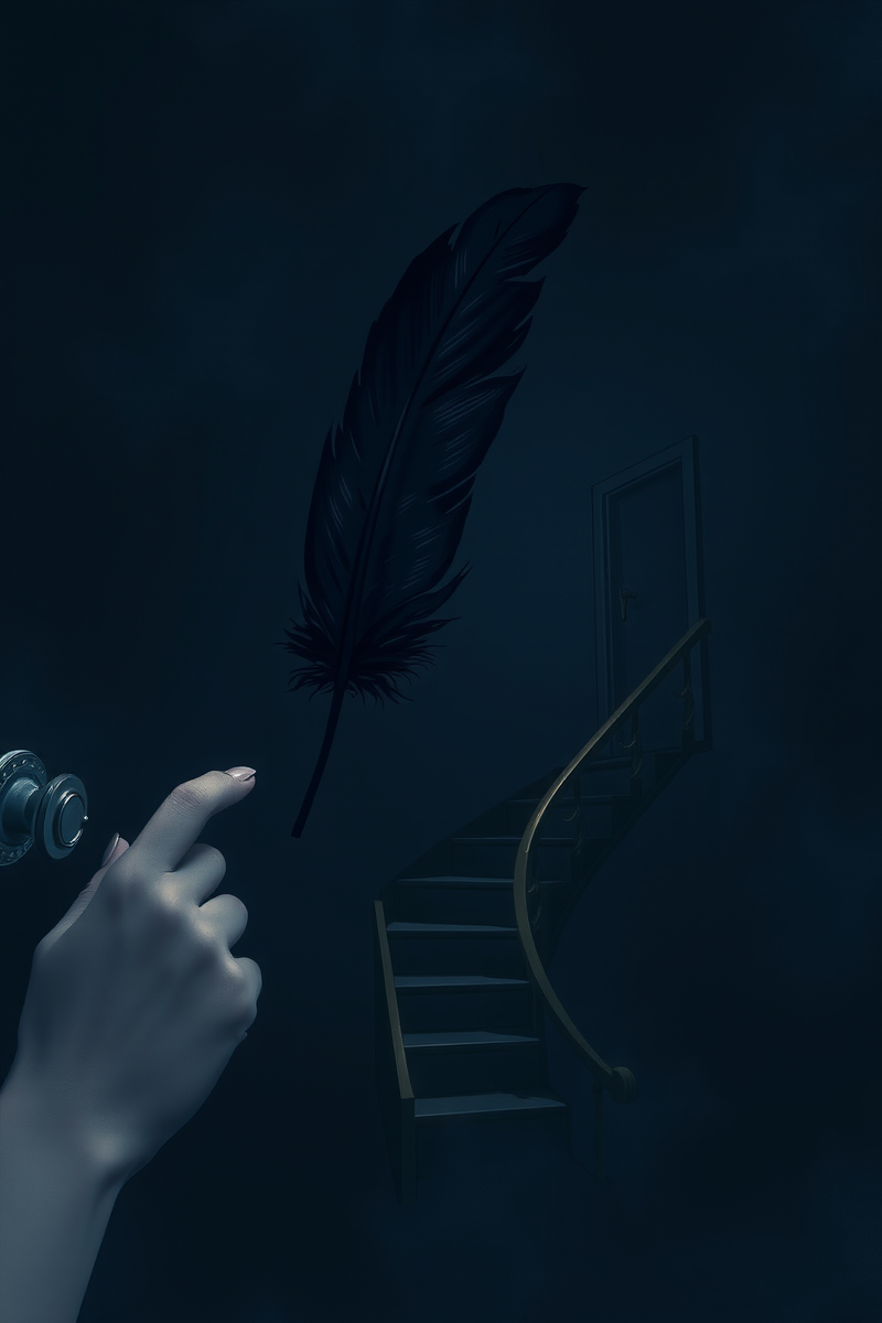 There was only one image — A Black Feather A Dark Stairwell