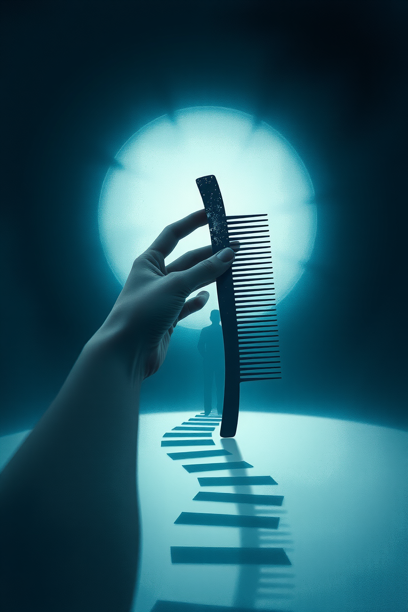 There was only one image — A Broken Comb A Field Under Snow