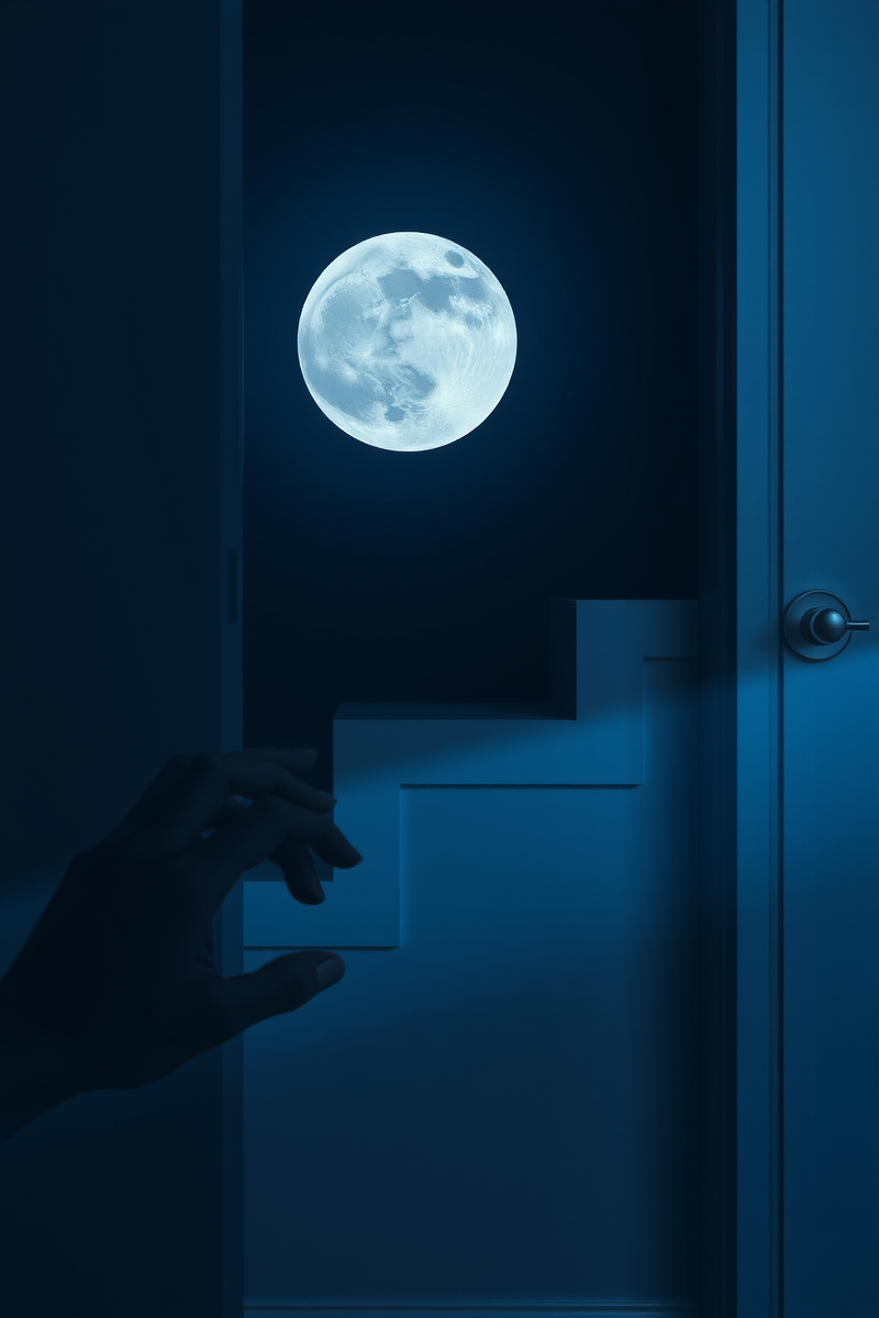 There was only one image — A Paper Moon A Blue Bathroom