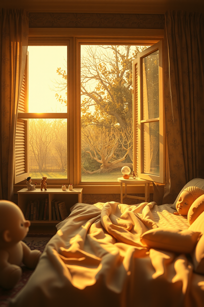 This is one of the first dreams I remember from childhood — A Music Box The Backyard After Sunset
