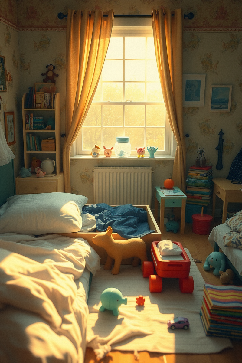 This is one of the first dreams I remember from childhood — A School Bag A Garden Full Of Toys