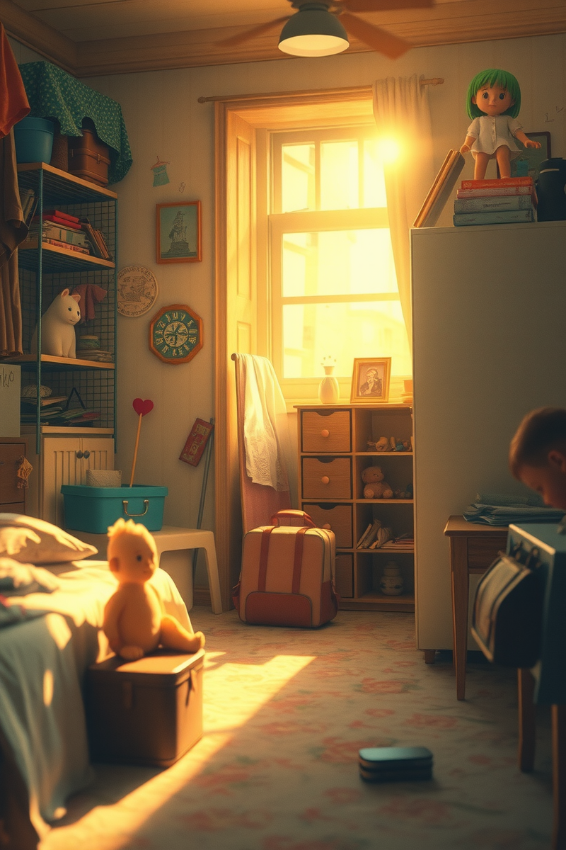 This is one of the first dreams I remember from childhood — A School Bag A Room Behind The Closet