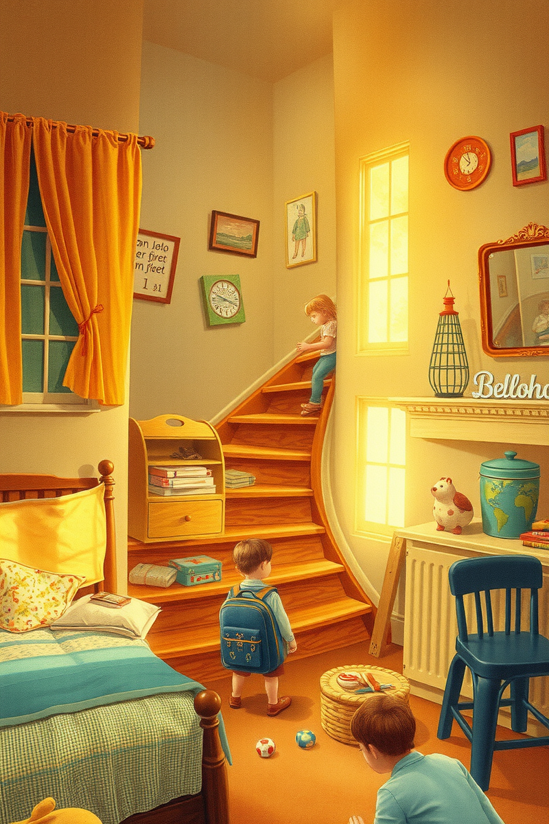 This is one of the first dreams I remember from childhood — A School Bag A Staircase I Could Not Climb