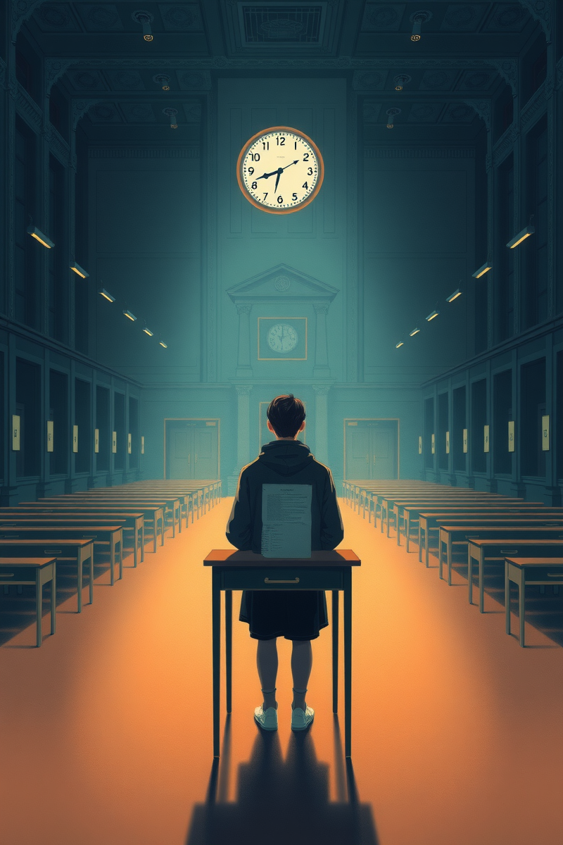 Unprepared for an Exam But Feel Calm