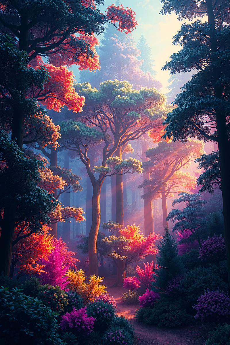 Vivid Dream of a Forest