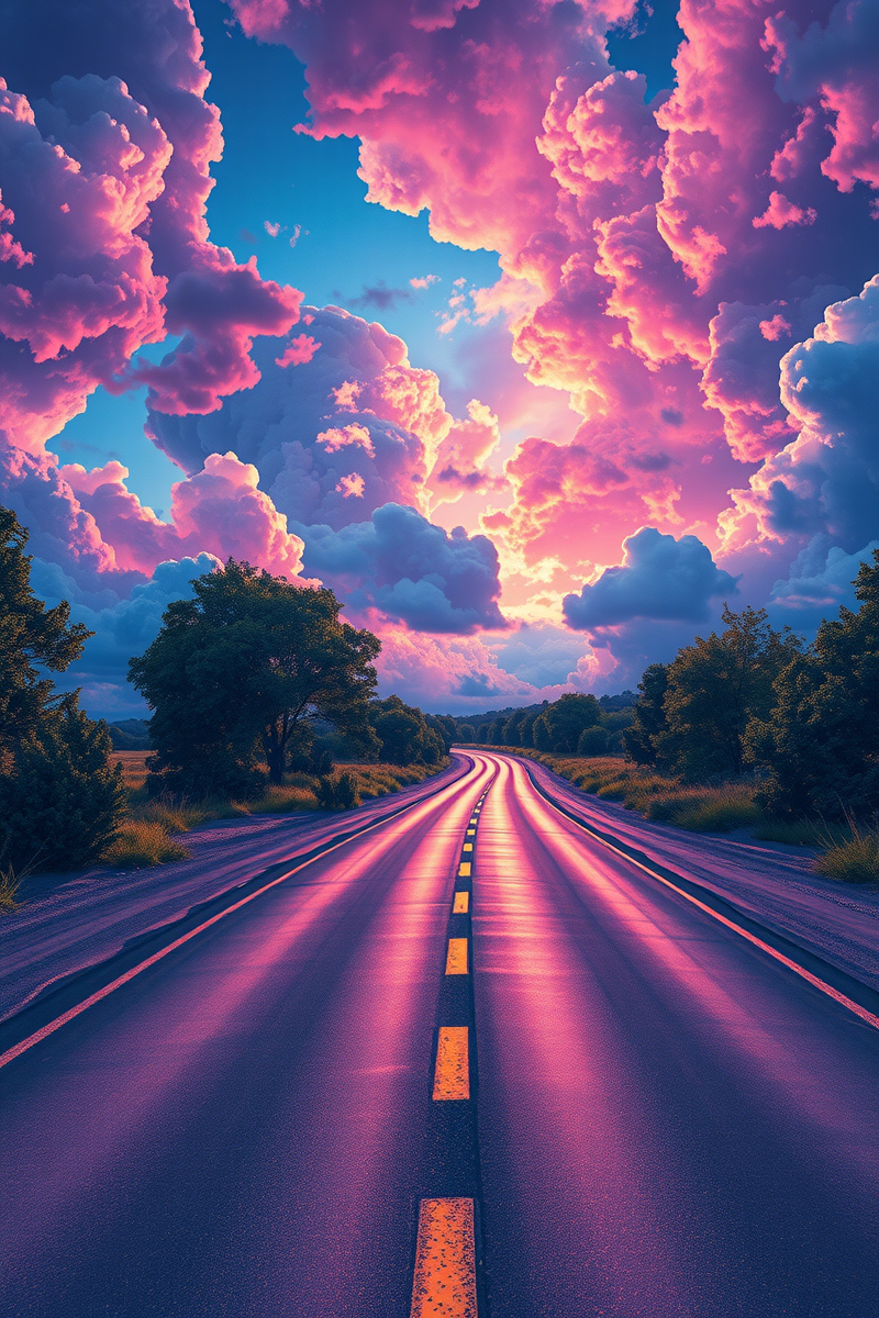 Vivid Dream of a Road